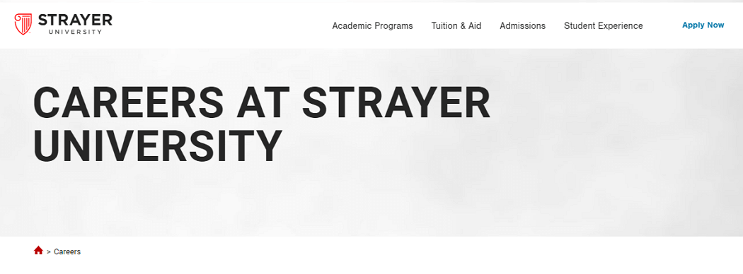 Strayer University Careers